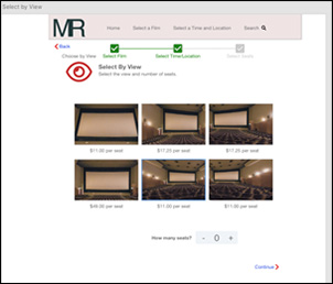 Theater Seat Selection